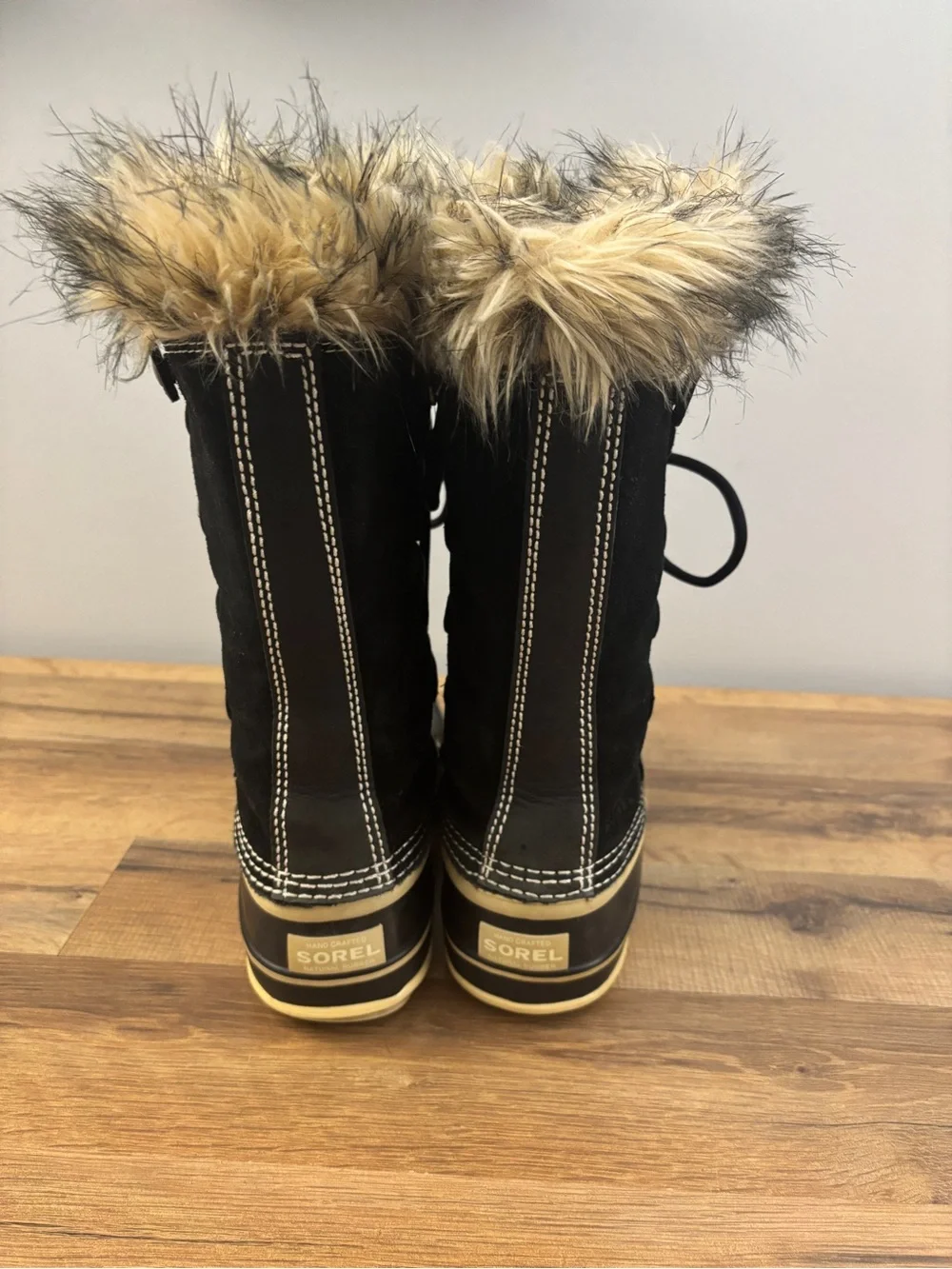 Sorel Joan of Arctic Insulated Winter Snow Boots Black
